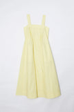 STRUCTURED COTTON POPLIN MIDI DRESS