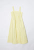 STRUCTURED COTTON POPLIN MIDI DRESS