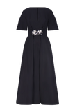 COTTON POPLIN BUCKLE SHIRTDRESS