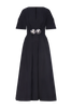 COTTON POPLIN BUCKLE SHIRTDRESS