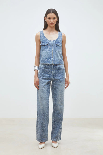 RAFAEL FANCY SEQUINED JEANS