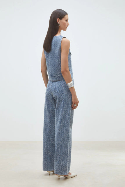 RAFAEL FANCY SEQUINED JEANS