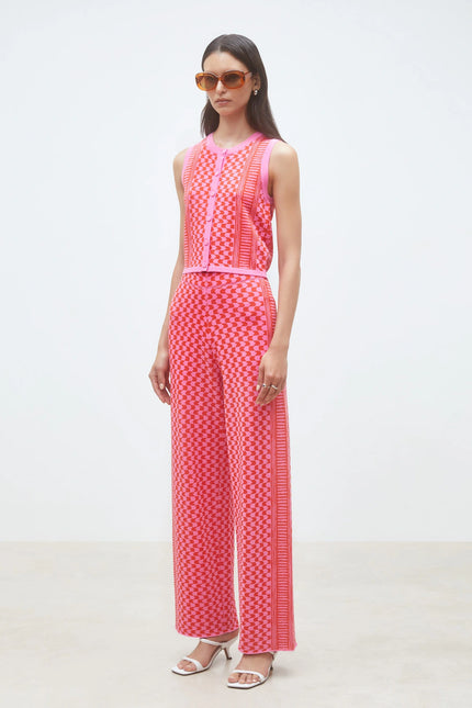 JONAS JACQUARD KNIT PANTS