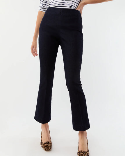 FAYE FLARED CROPPED DENIM PANT