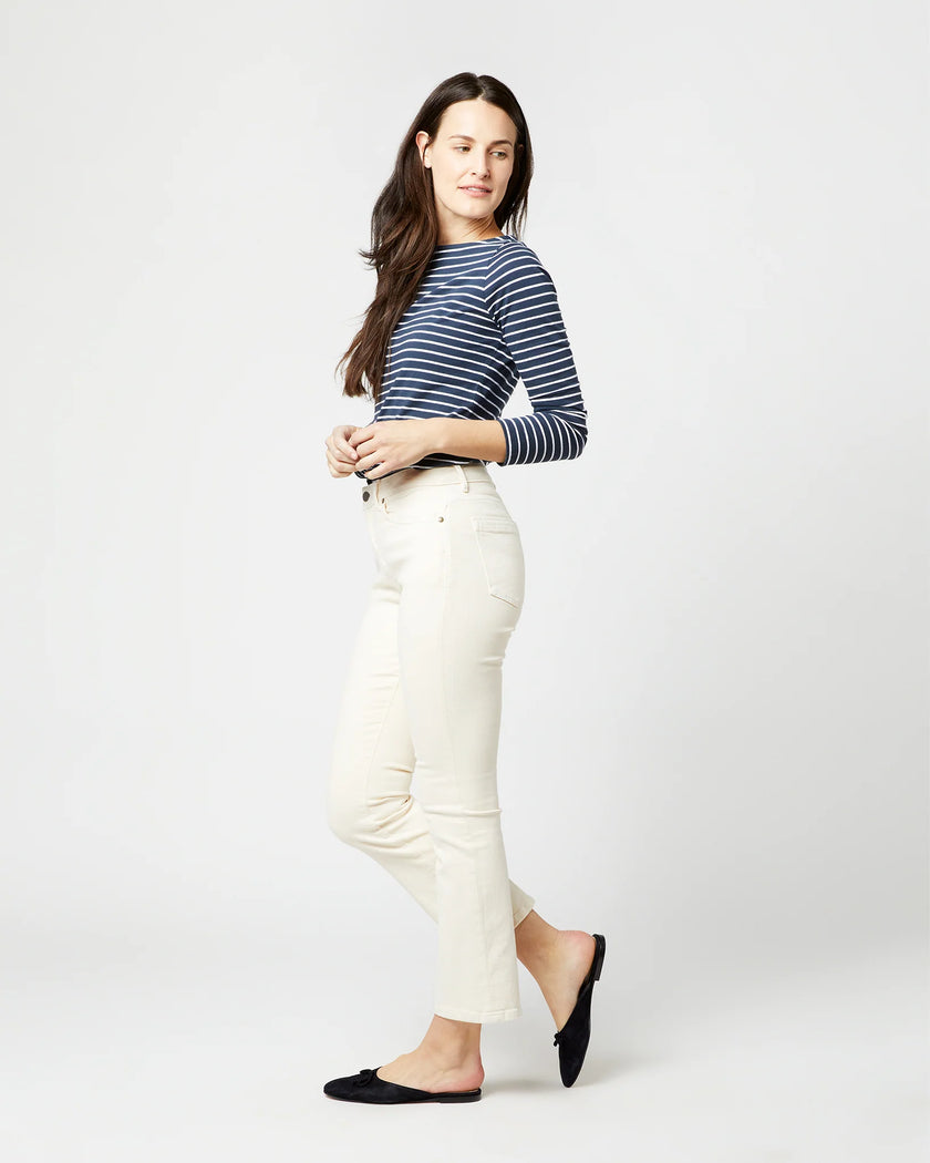 FLARE CROPPED 5 POCKET JEAN