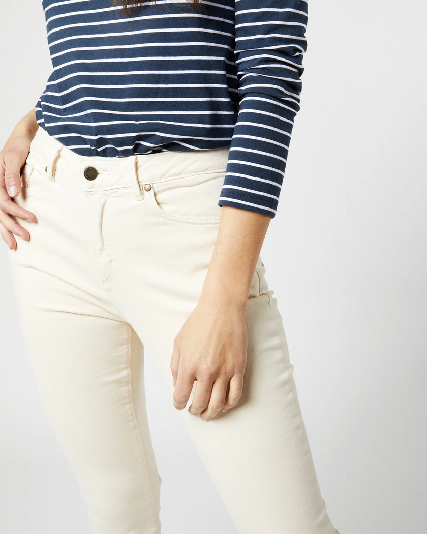 FLARE CROPPED 5 POCKET JEAN