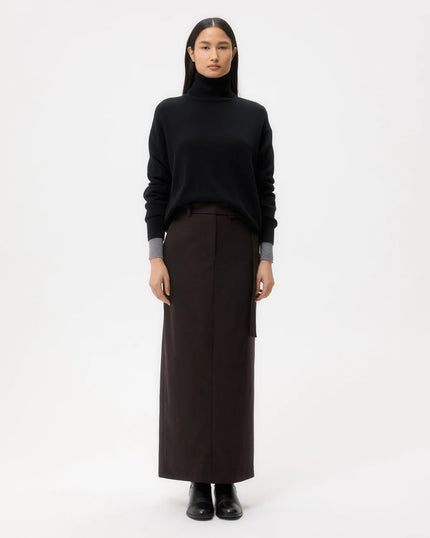 EASY T NECK SWEATER IN CASHMERE