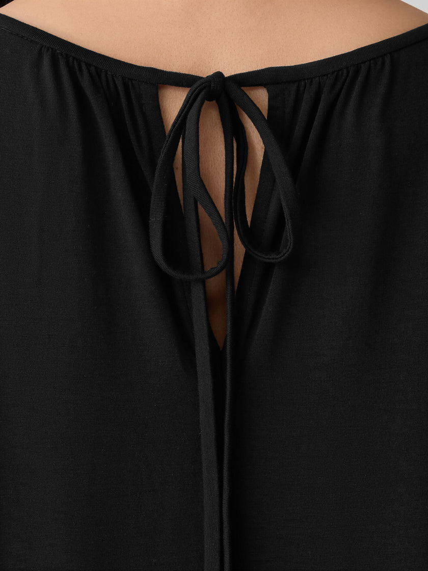 FINE JERSEY ROUND NECK TANK DRESS