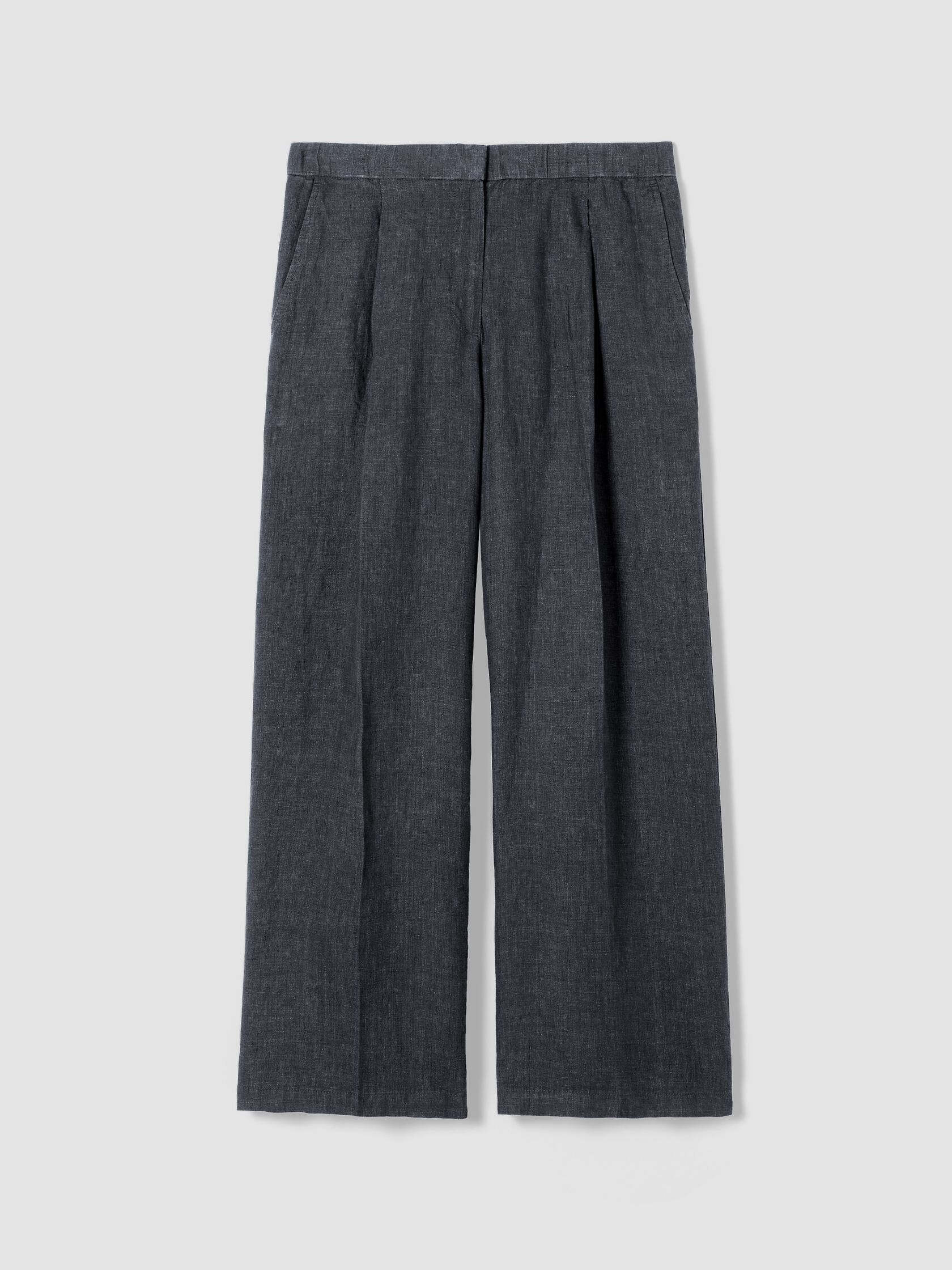 WASHED ORGANIC LINEN DELAVE TROUSER PANT