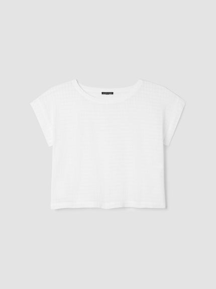 ORGANIC COTTON VOILE BOX SQUARE TOP