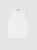 ORGANIC HANDKERCHIEF LINEN SLEEVELESS SHIRT