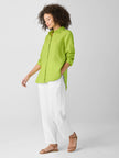 ORGANIC HANDKERCHIEF LINEN CLASSIC COLLAR SHIRT