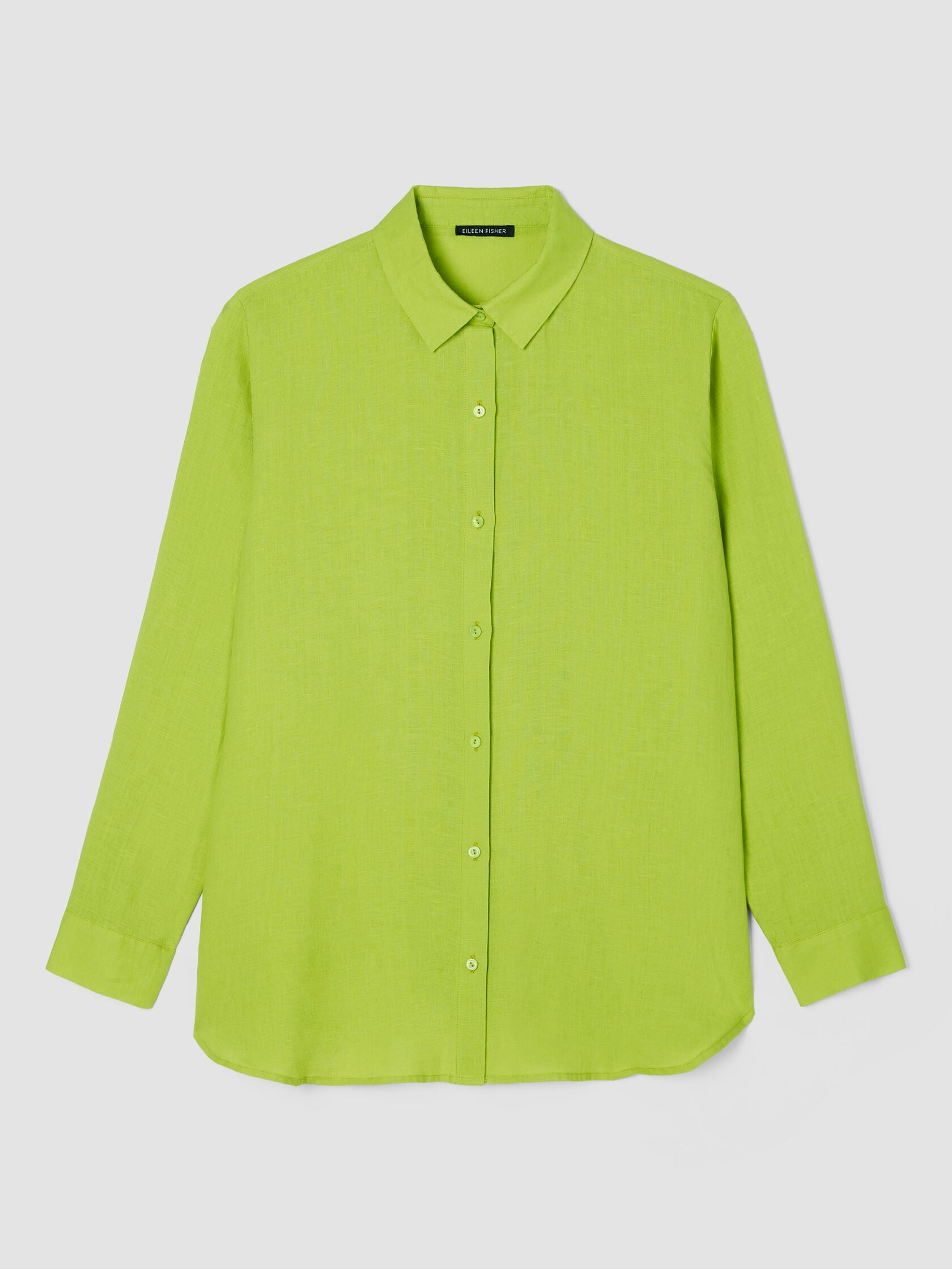 ORGANIC HANDKERCHIEF LINEN CLASSIC COLLAR SHIRT