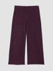 WOVEN PLISSE WIDE LEG PANT