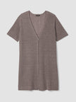 ORGANIC LINEN DELAVE VNECK LONG CARDIGAN