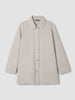 GARMENT DYED UTILITY COTTON CLASSIC COLLAR LONG JACKET