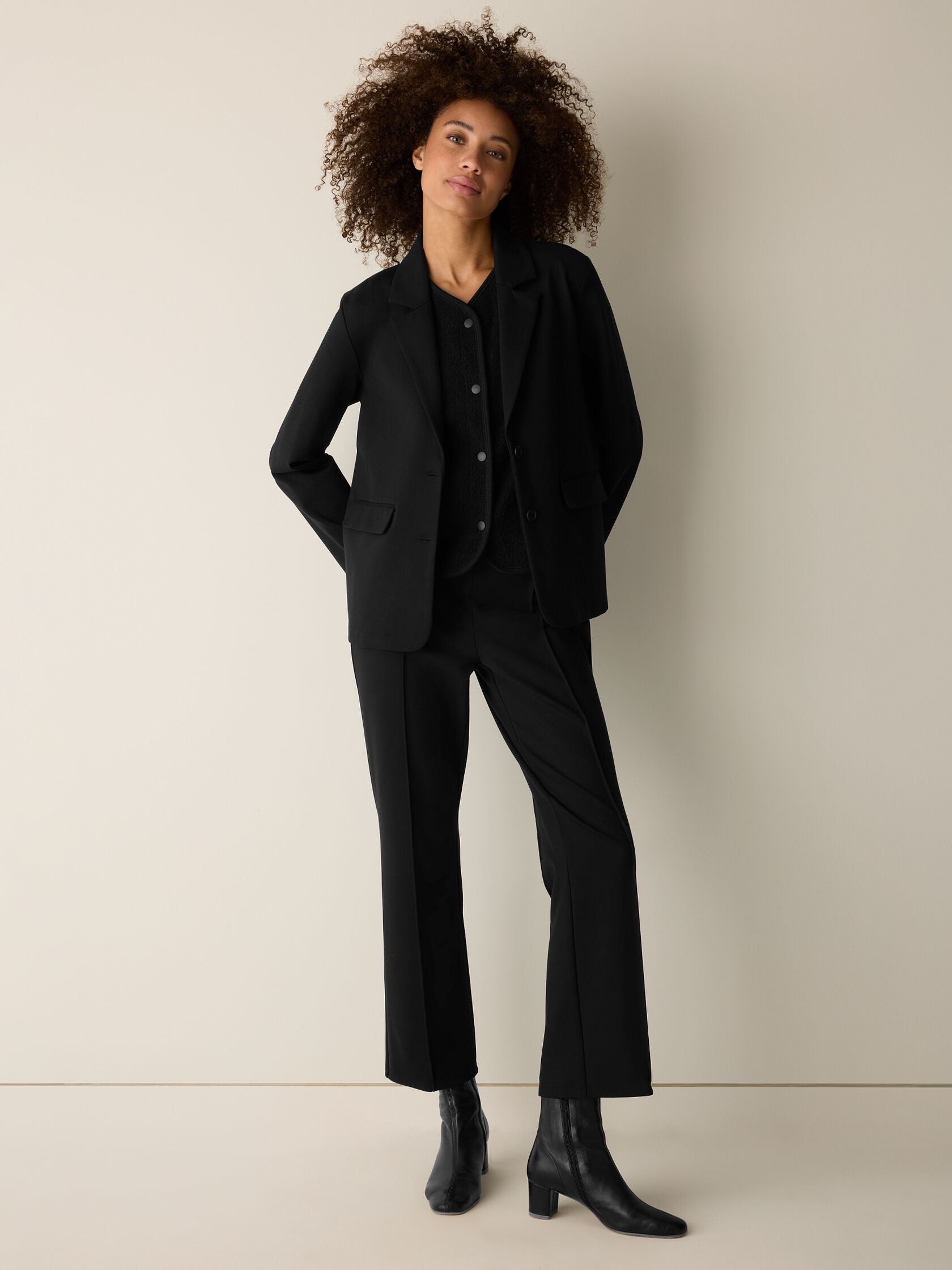 WASHABLE FLEX PONTE KICK PANT