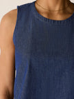 LIGHTWEIGHT ORGANIC COTTON DENIM SHELL