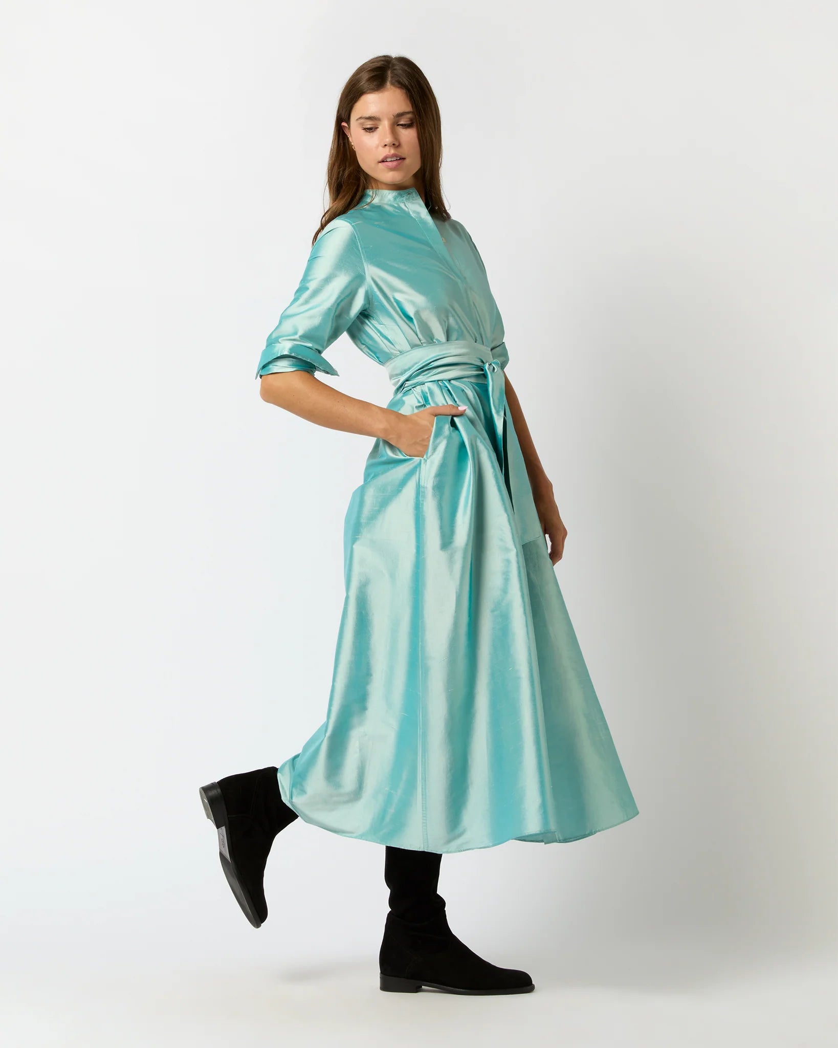 LONG SLEEVE GIANNA MAXI DRESS