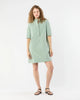ELBOW SLEEVE FRILL DRESS