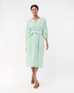 TRAPUNTO BLOUSON DRESS