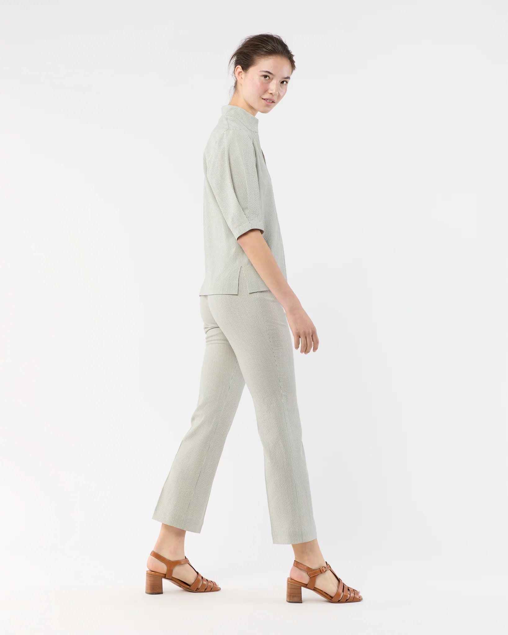 FAYETTE FLARE CROPPED PANT