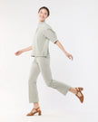 FAYETTE FLARE CROPPED PANT