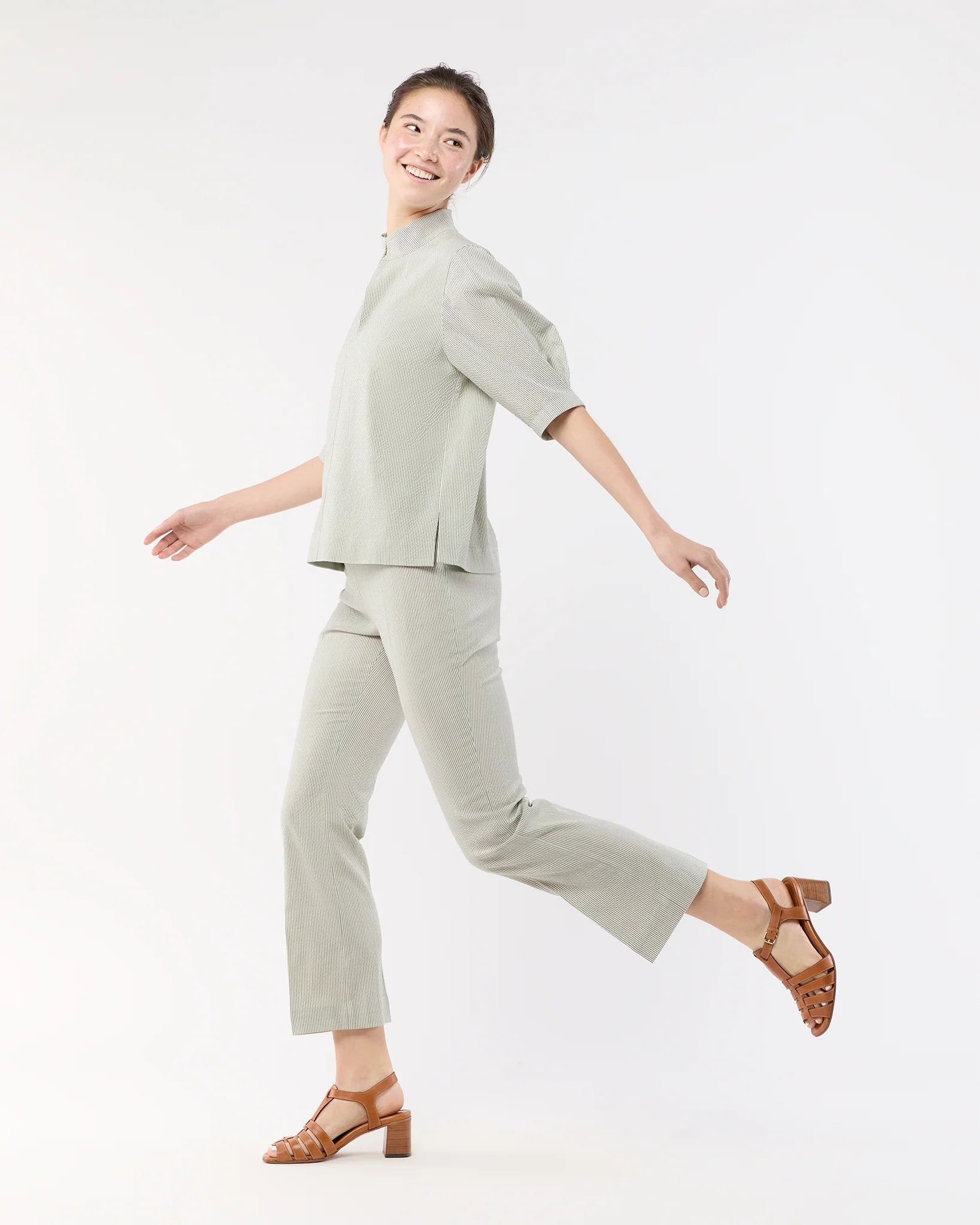 FAYETTE FLARE CROPPED PANT