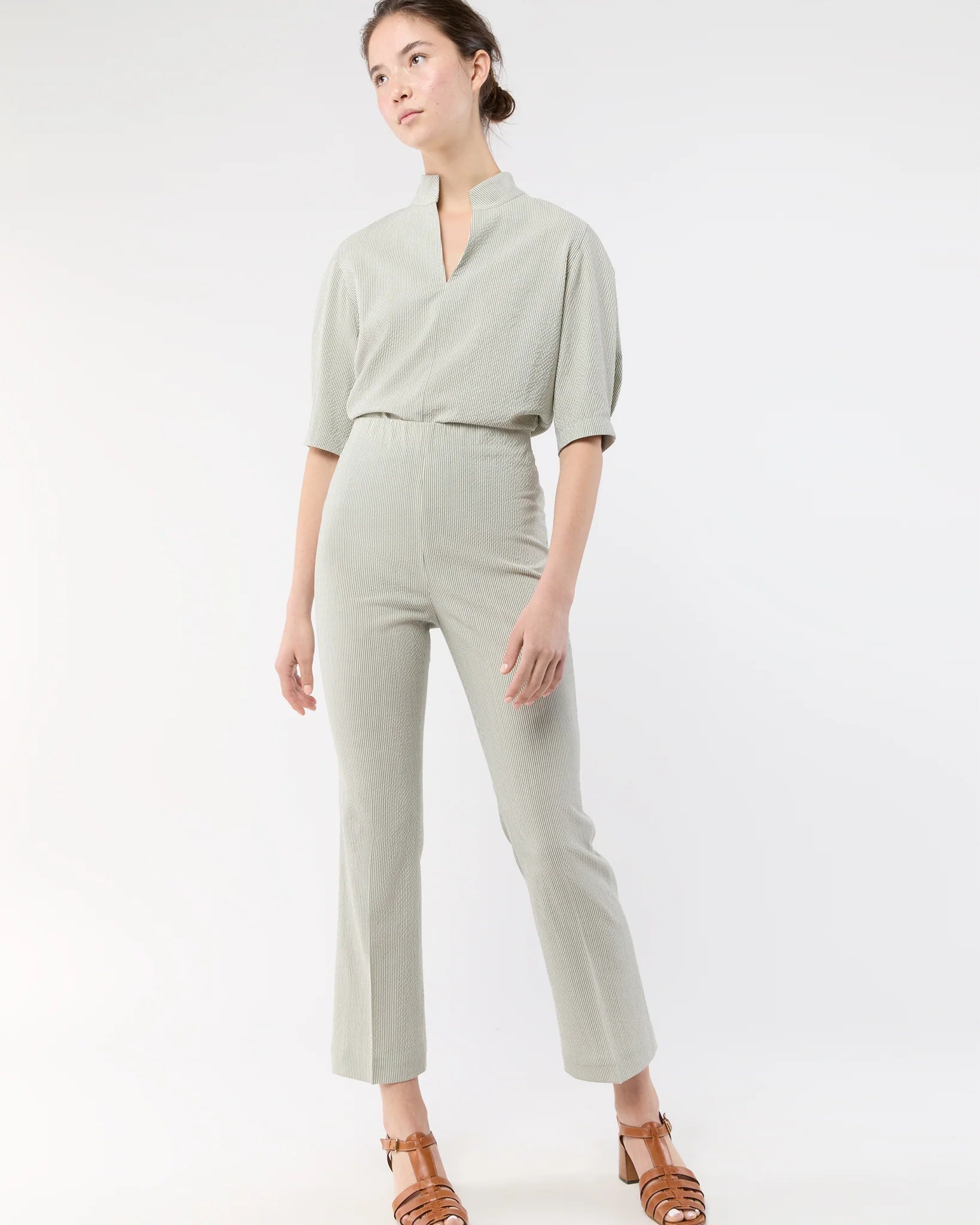 FAYETTE FLARE CROPPED PANT