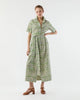 SHORT SLEEVED CLASSIC SHIRTWAIST MAXI DRESS