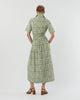 SHORT SLEEVED CLASSIC SHIRTWAIST MAXI DRESS