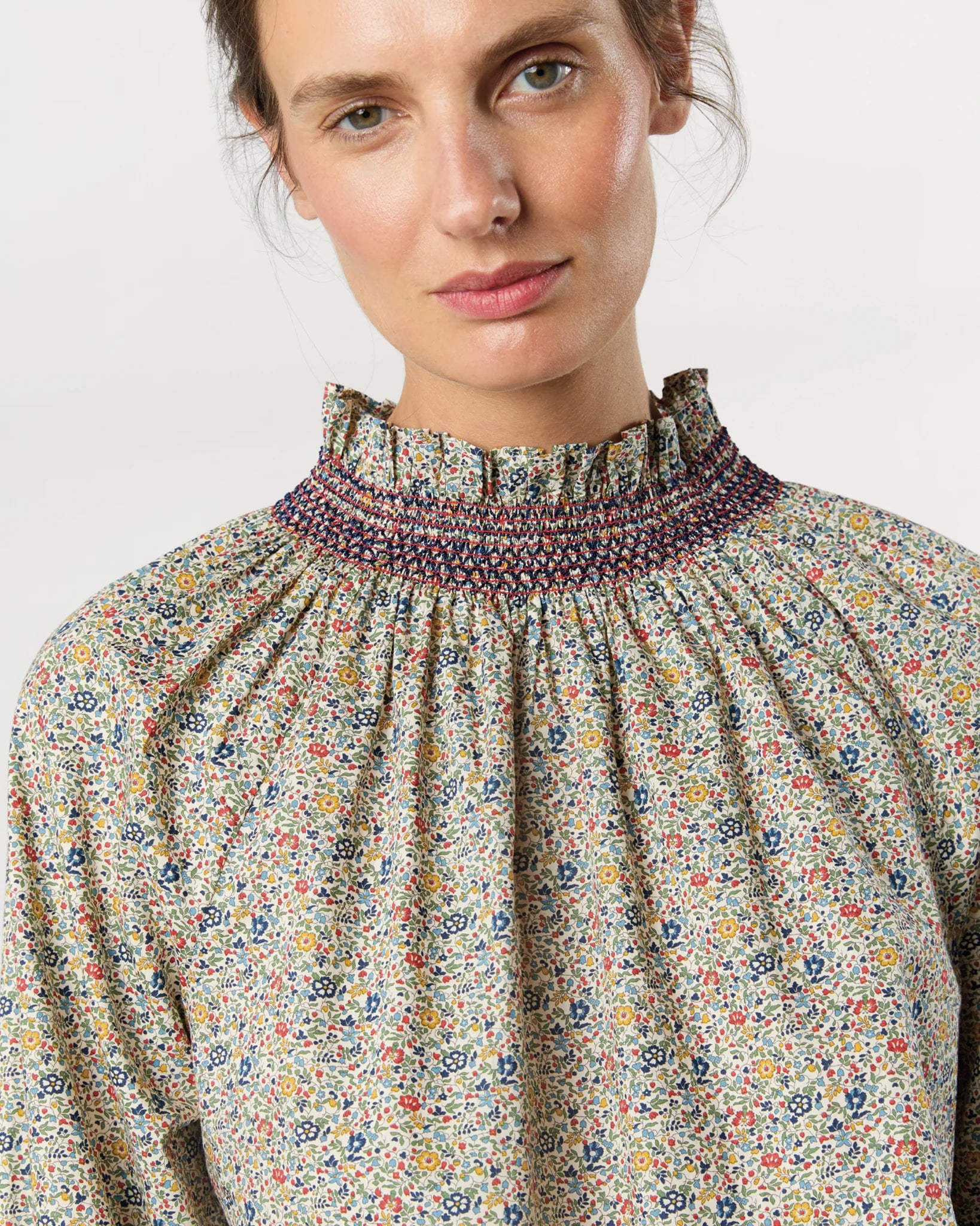 PHOEBE SMOCKING TOP