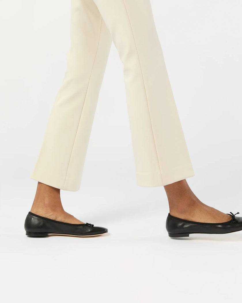 FAYE FLARED CROPPED PANT IN BISQUE