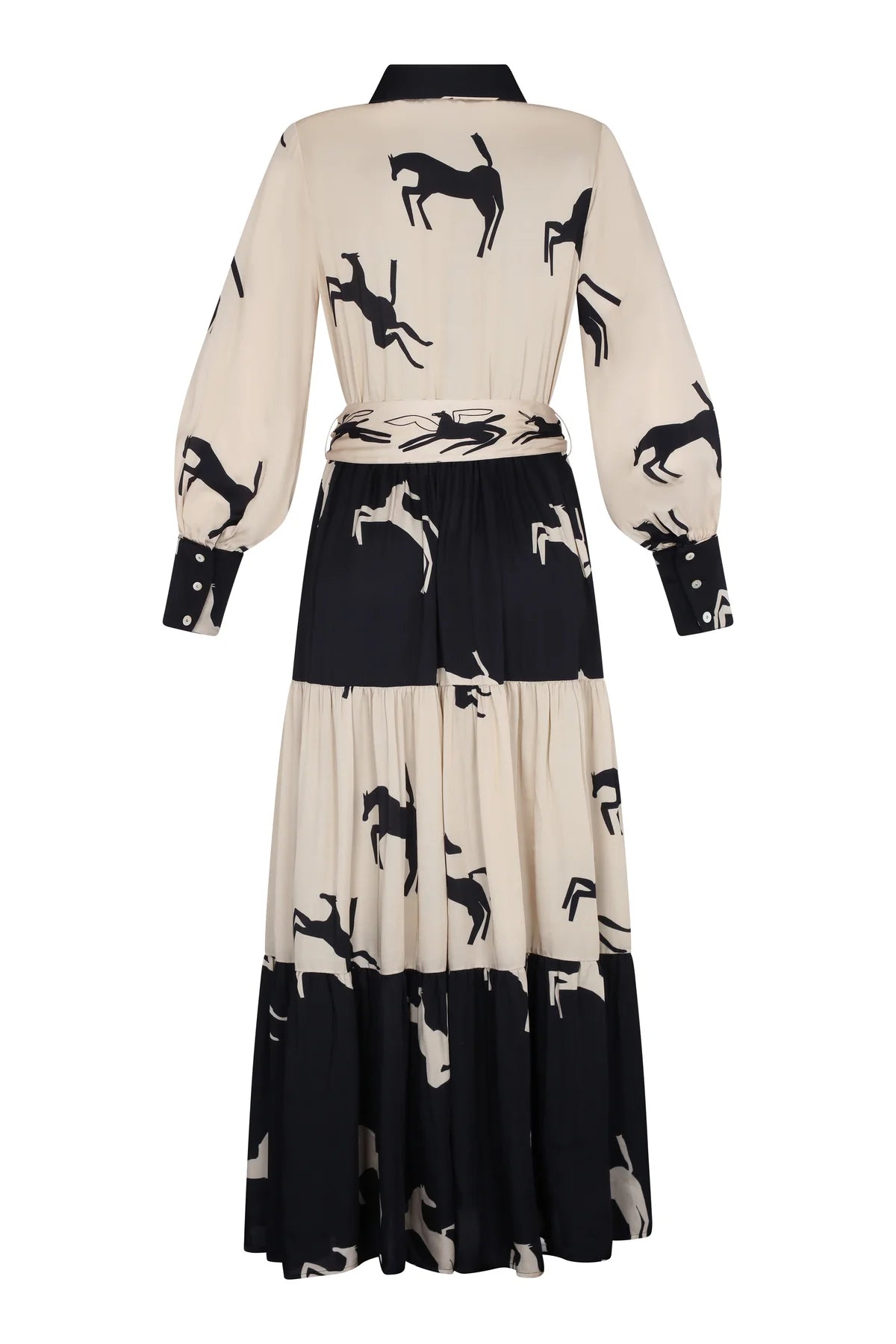 SALMA HORSE PRINTED DRESS