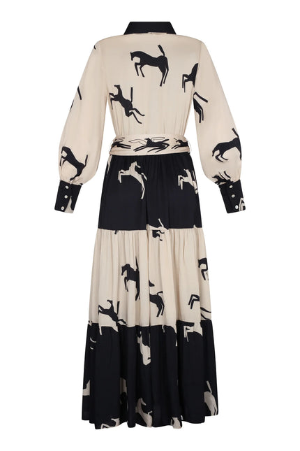 SALMA HORSE PRINTED DRESS