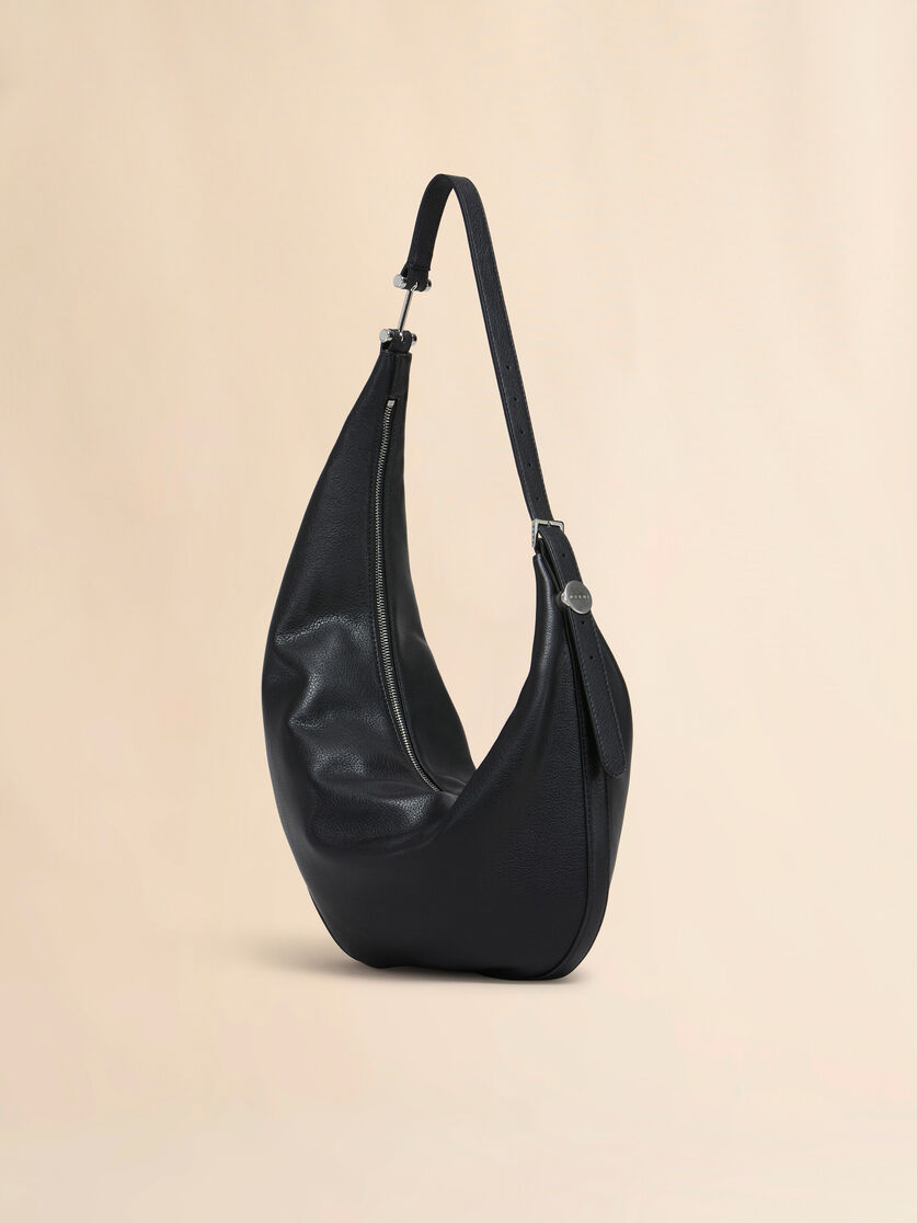 LEATHER DOT SMALL HOBO BAG