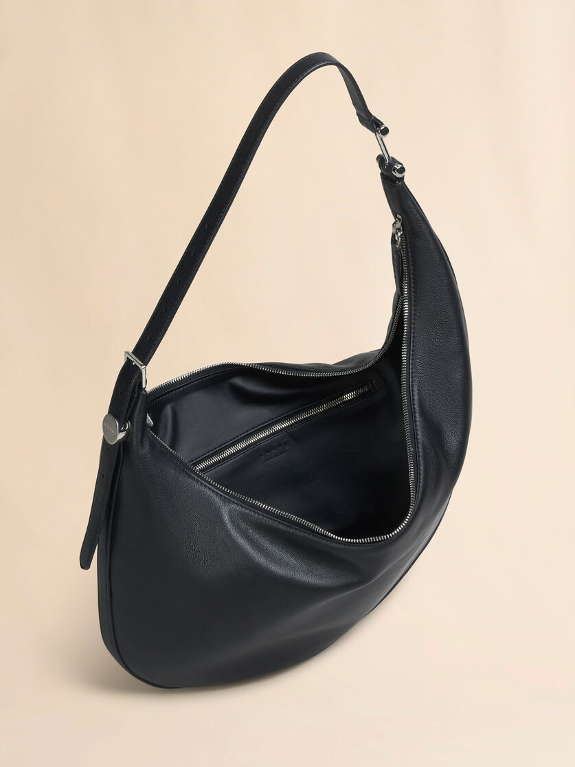 LEATHER DOT SMALL HOBO BAG