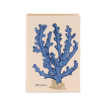 BLUE CORAL BOOK CLUTCH