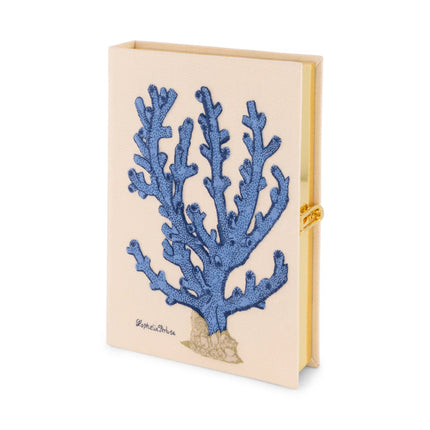 BLUE CORAL BOOK CLUTCH
