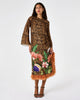 SERAPHINA CREPE DRESS LEOPARD FLORAL