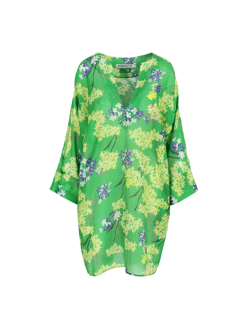 JASMIN PRINT SHORT KAFTAN DRESS