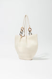 ARLO CHAIN PEBBLE LEATHER TOTE