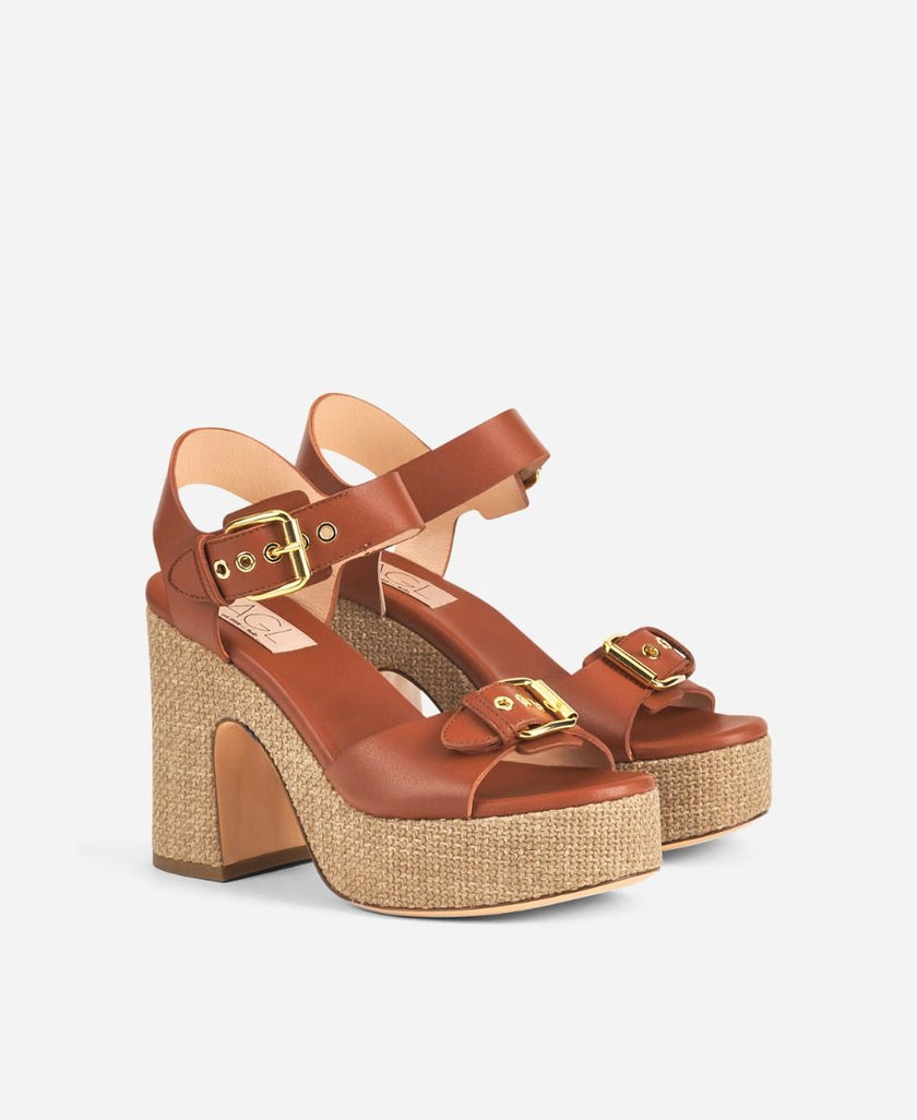 SISTA BUCKLES PLATFORM SANDAL