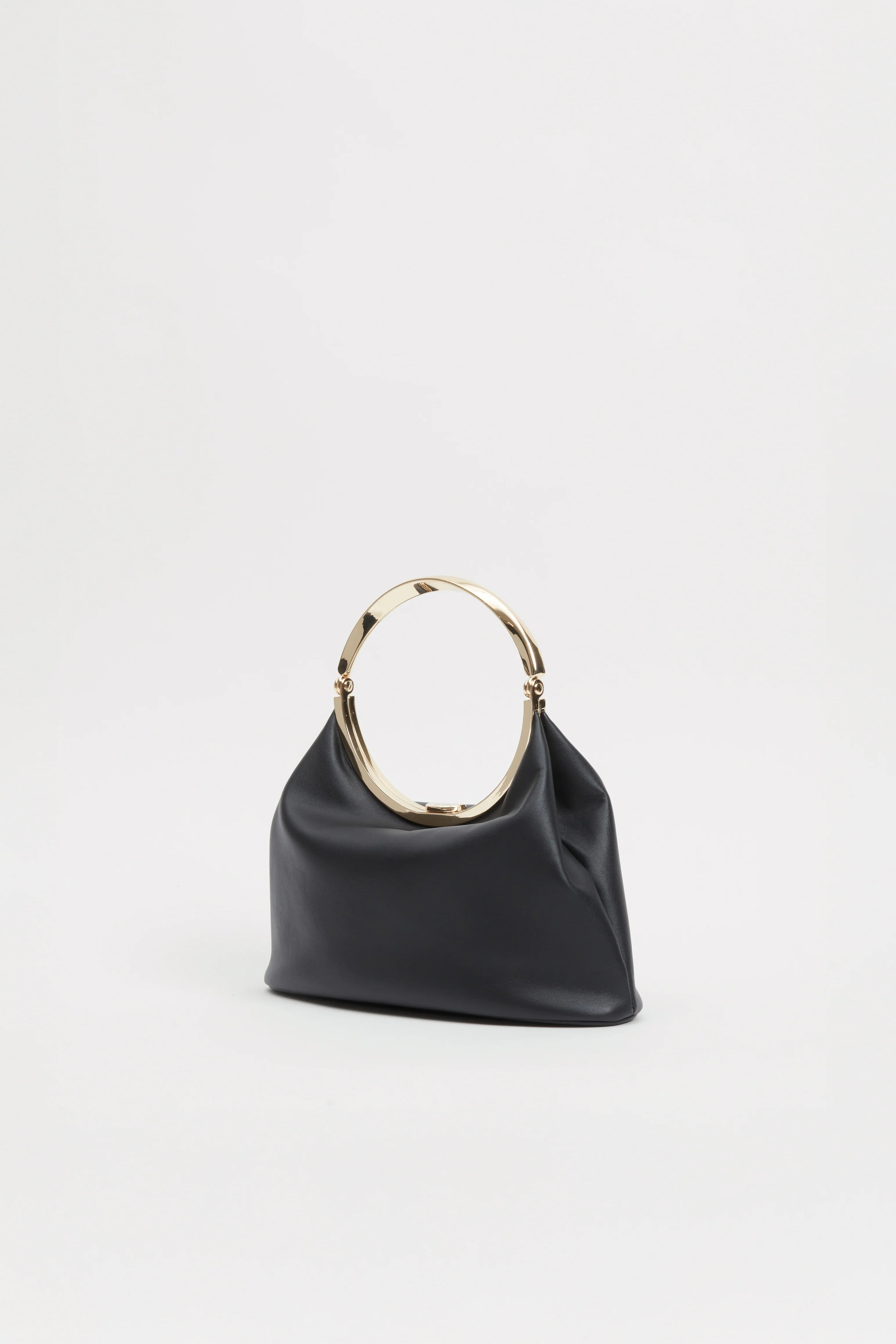 LUCA LEATHER TOP HANDLE BAG