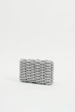 MORGAN WOVEN RHINESTONE CLUTCH