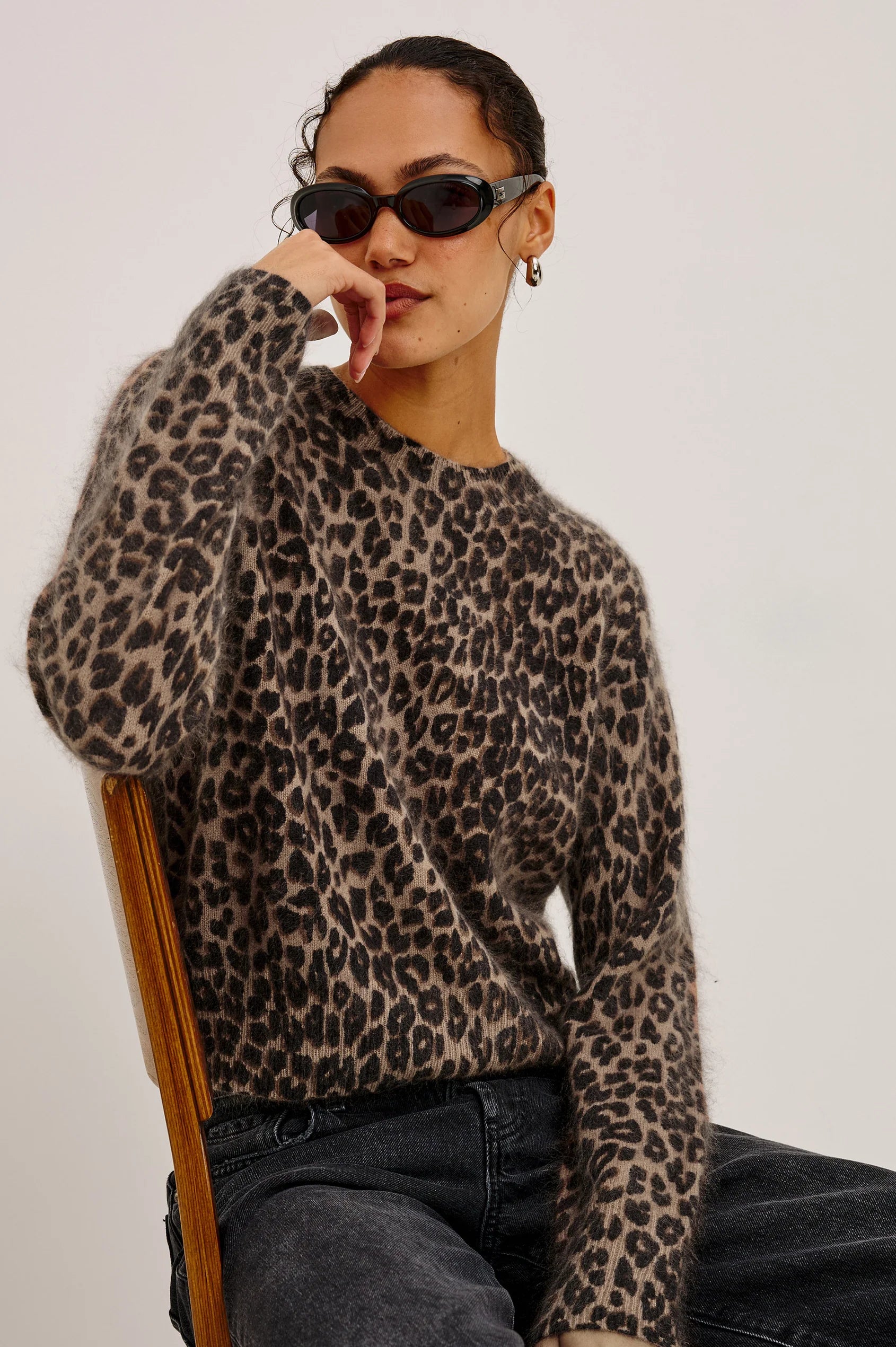 SOFIA SWEATER IN BROWN NALA