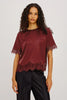 SONORA TOP IN CRIMSON