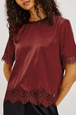 SONORA TOP IN CRIMSON