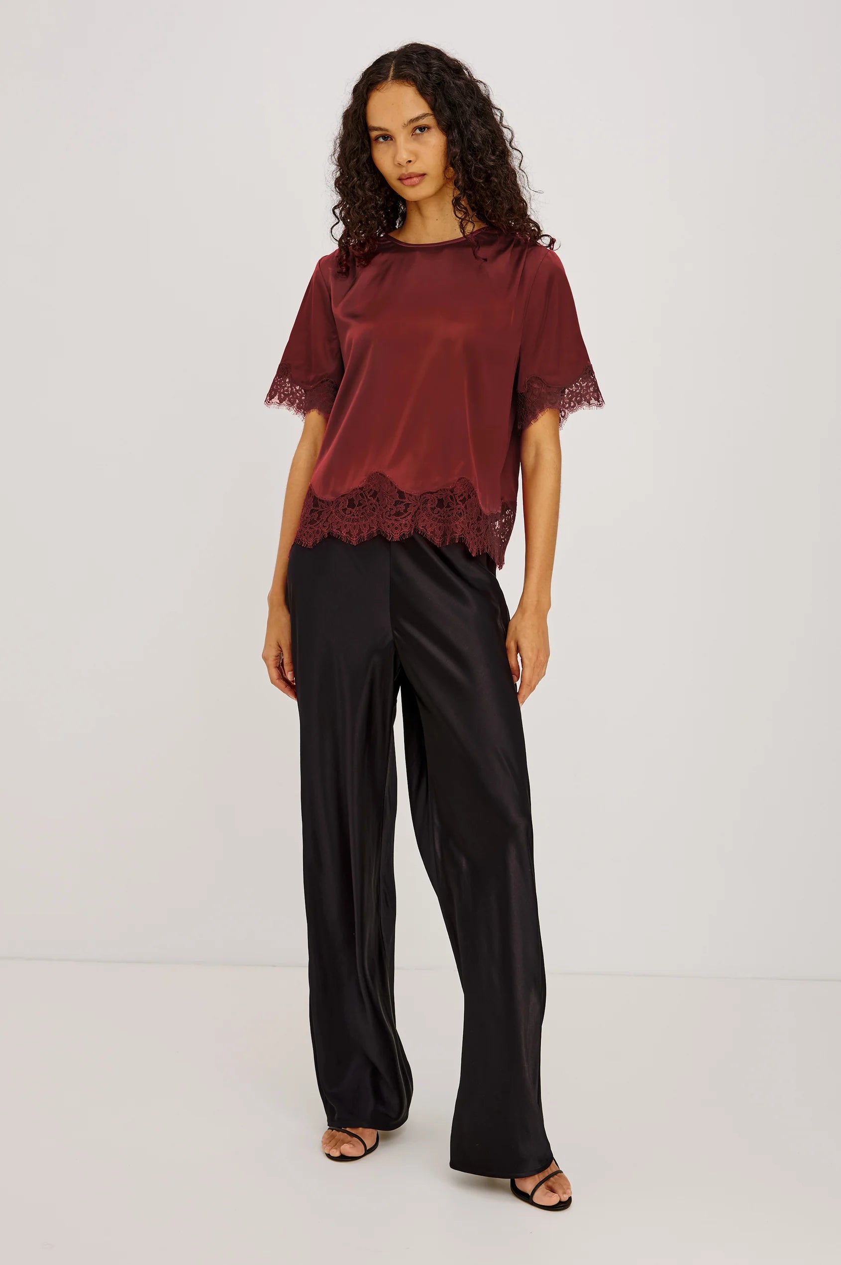 SONORA TOP IN CRIMSON