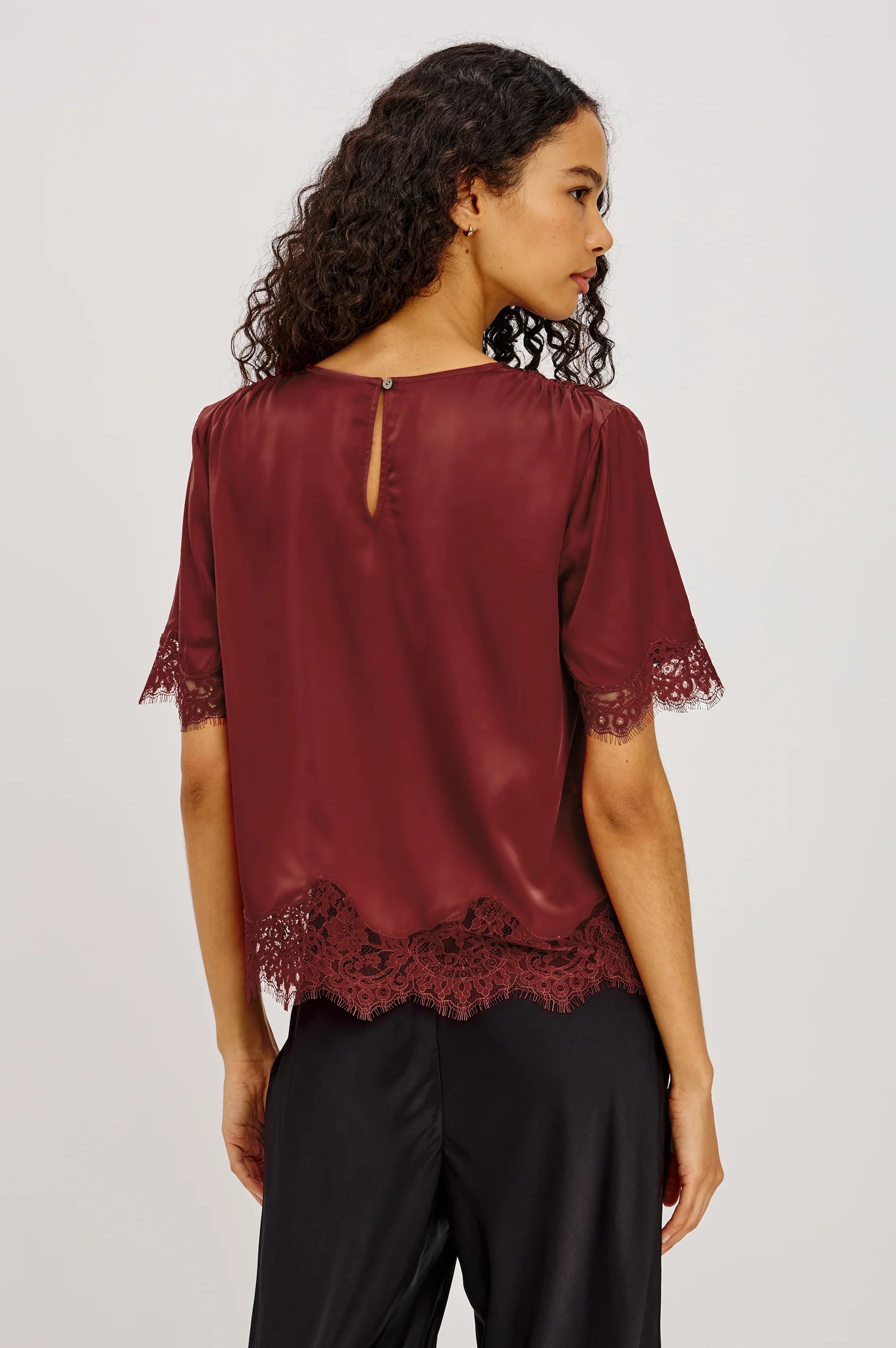 SONORA TOP IN CRIMSON